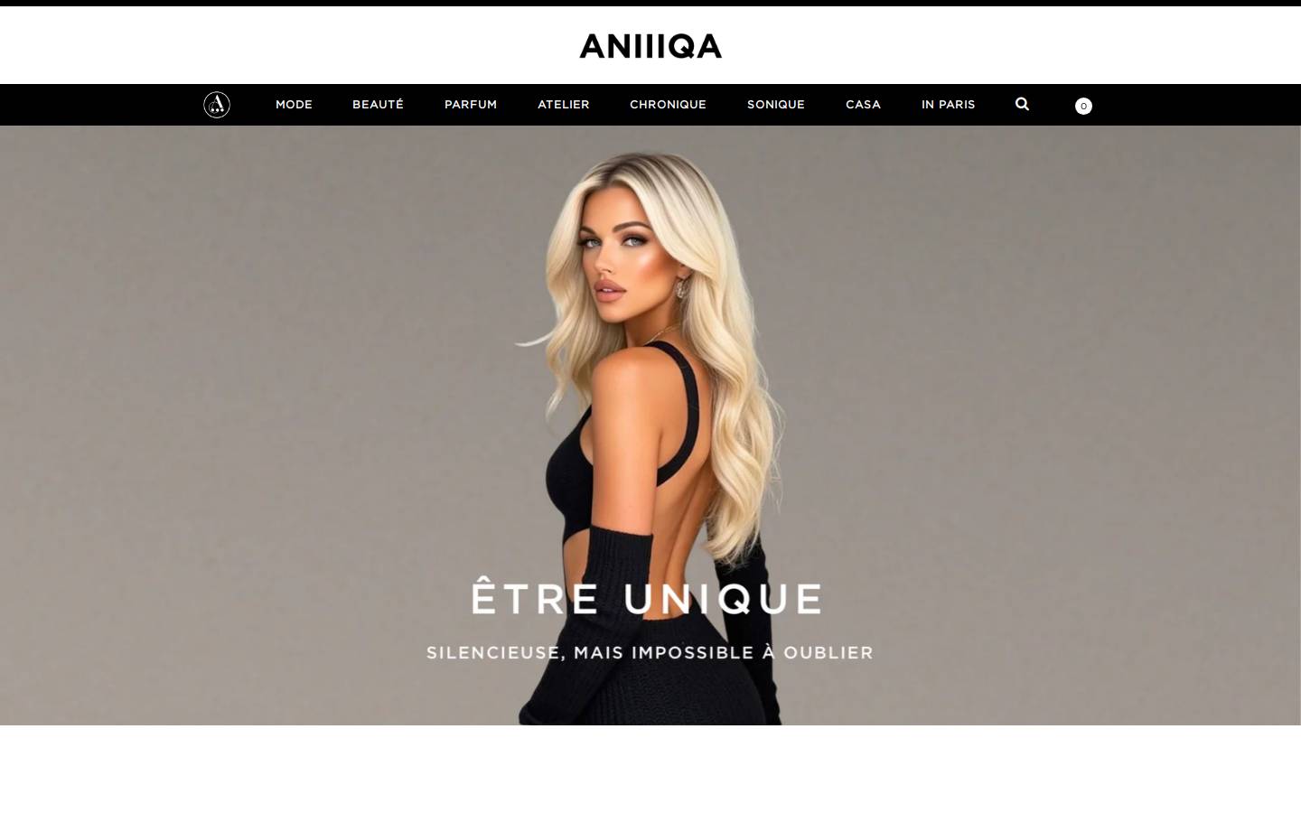 aniiiqa.com homepage screenshot