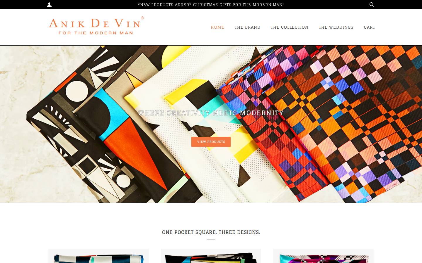 anikdevin.com homepage screenshot