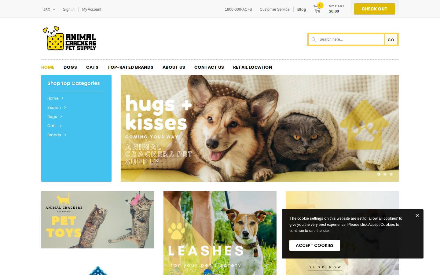 animalcrackerskc.com homepage screenshot