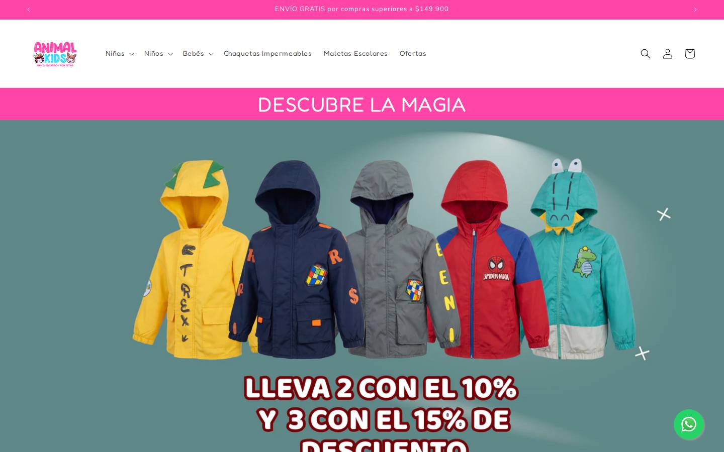 animalkids.co homepage screenshot