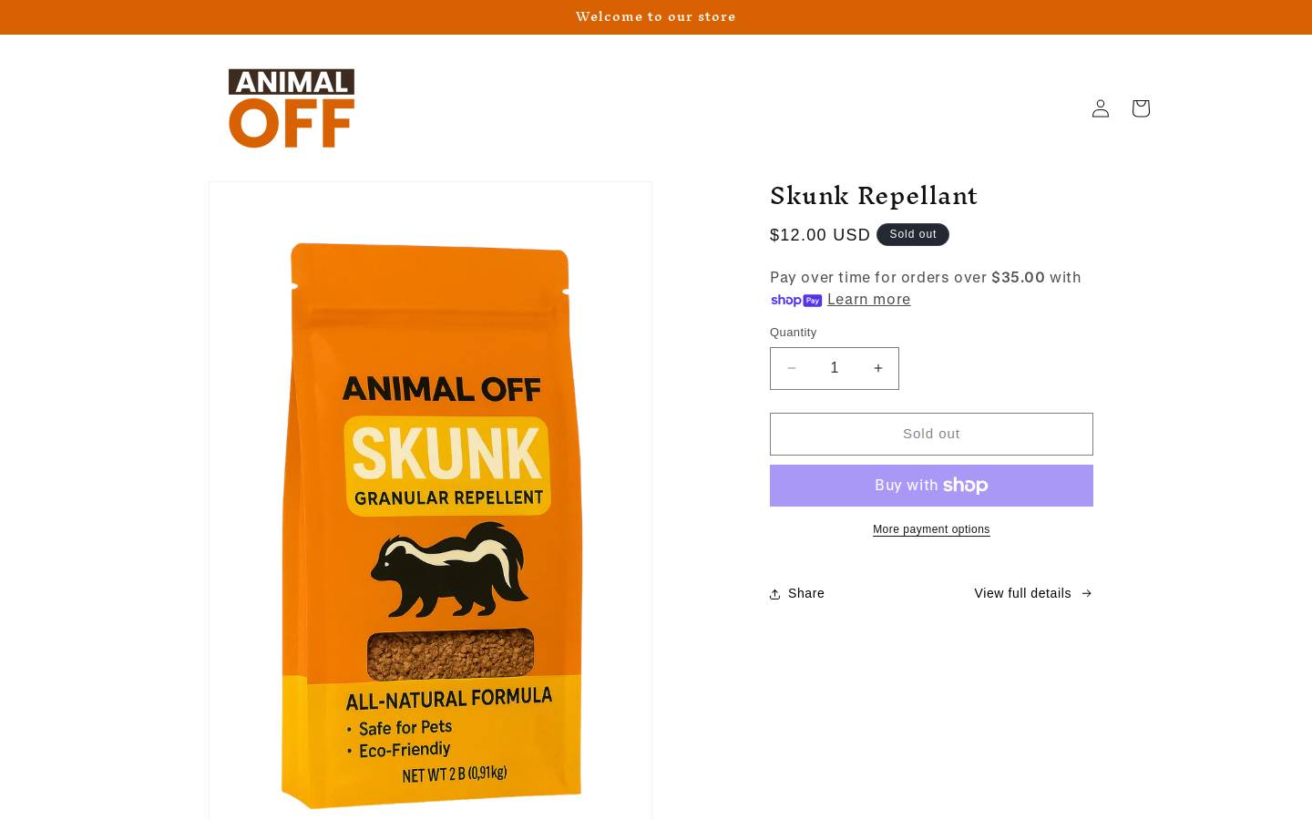 animaloff.com homepage screenshot