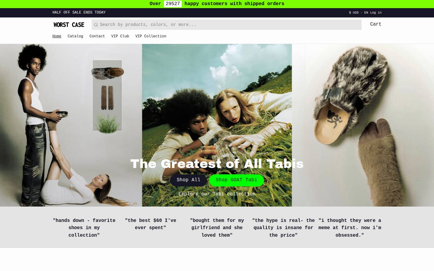 animalshoe.com homepage screenshot