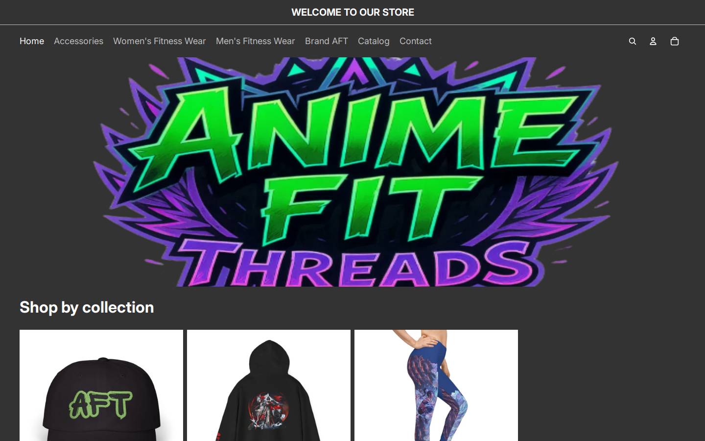 animefitthreads.com homepage screenshot
