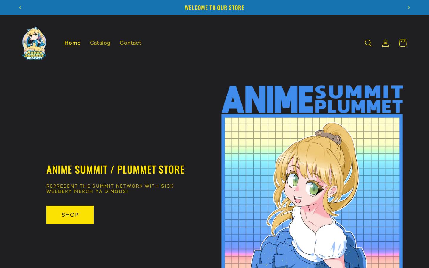 animesummit.net homepage screenshot