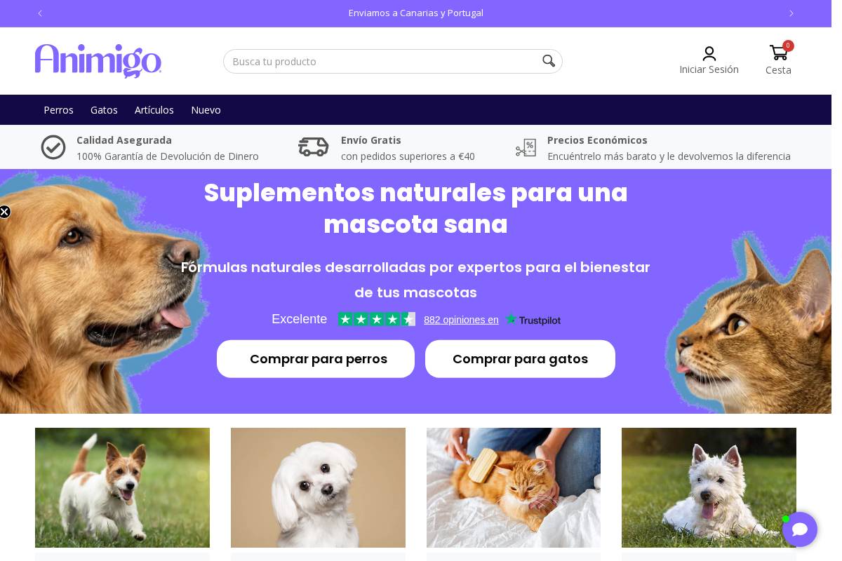 Animigo homepage screenshot