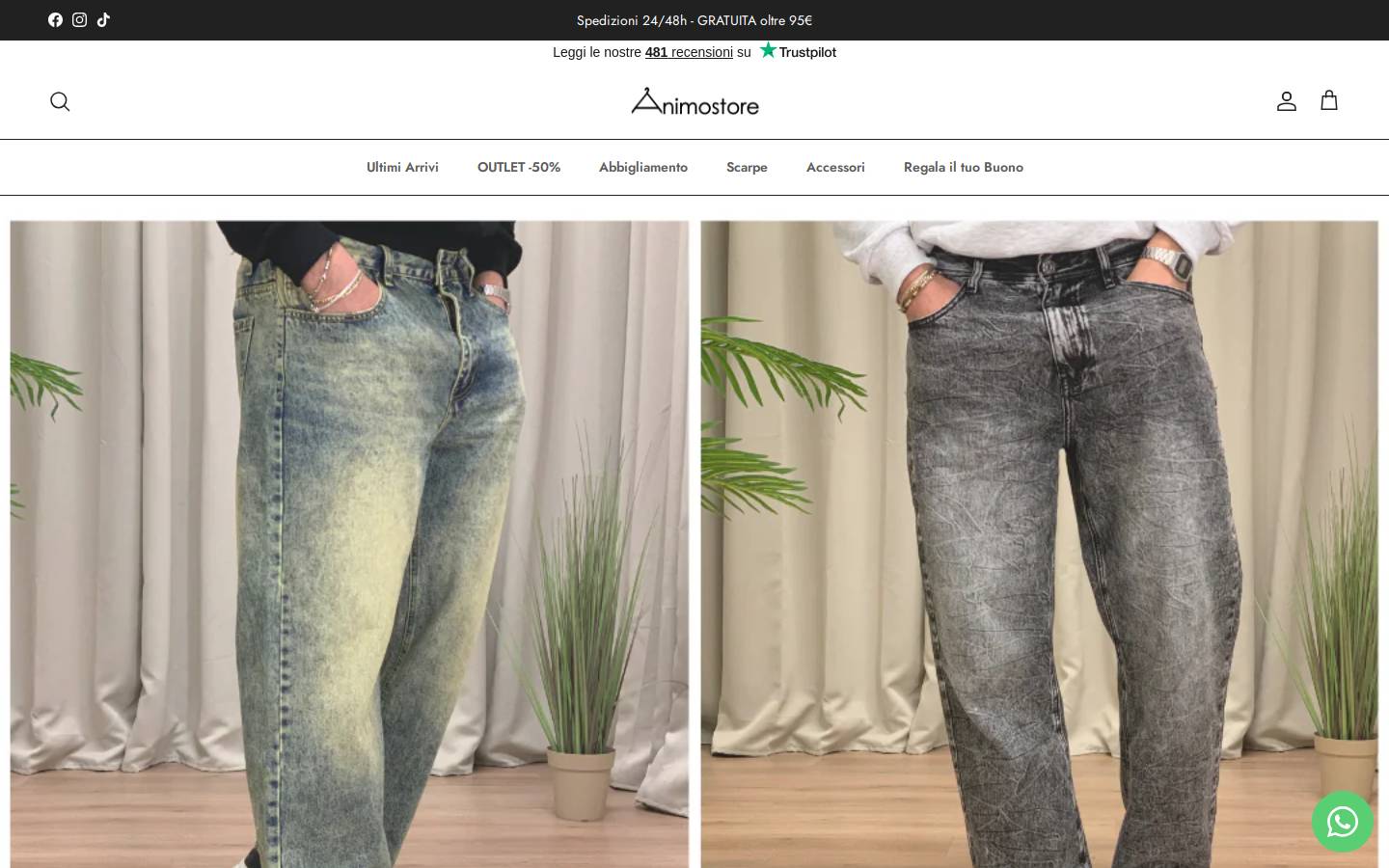Animostore homepage screenshot