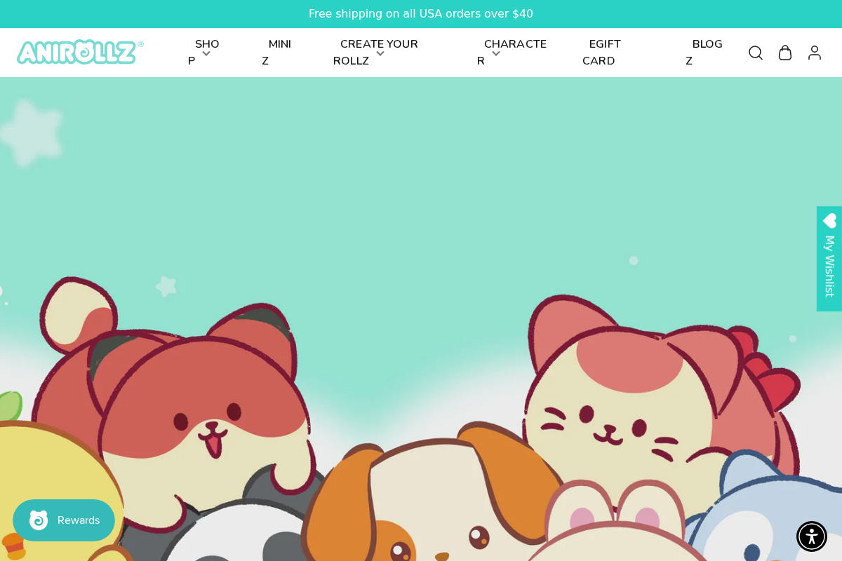 Anirollz homepage screenshot