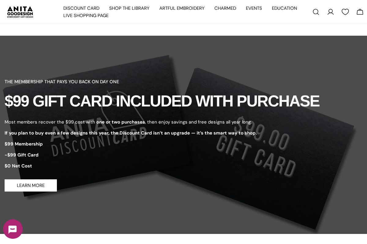 Anita Goodesign homepage screenshot