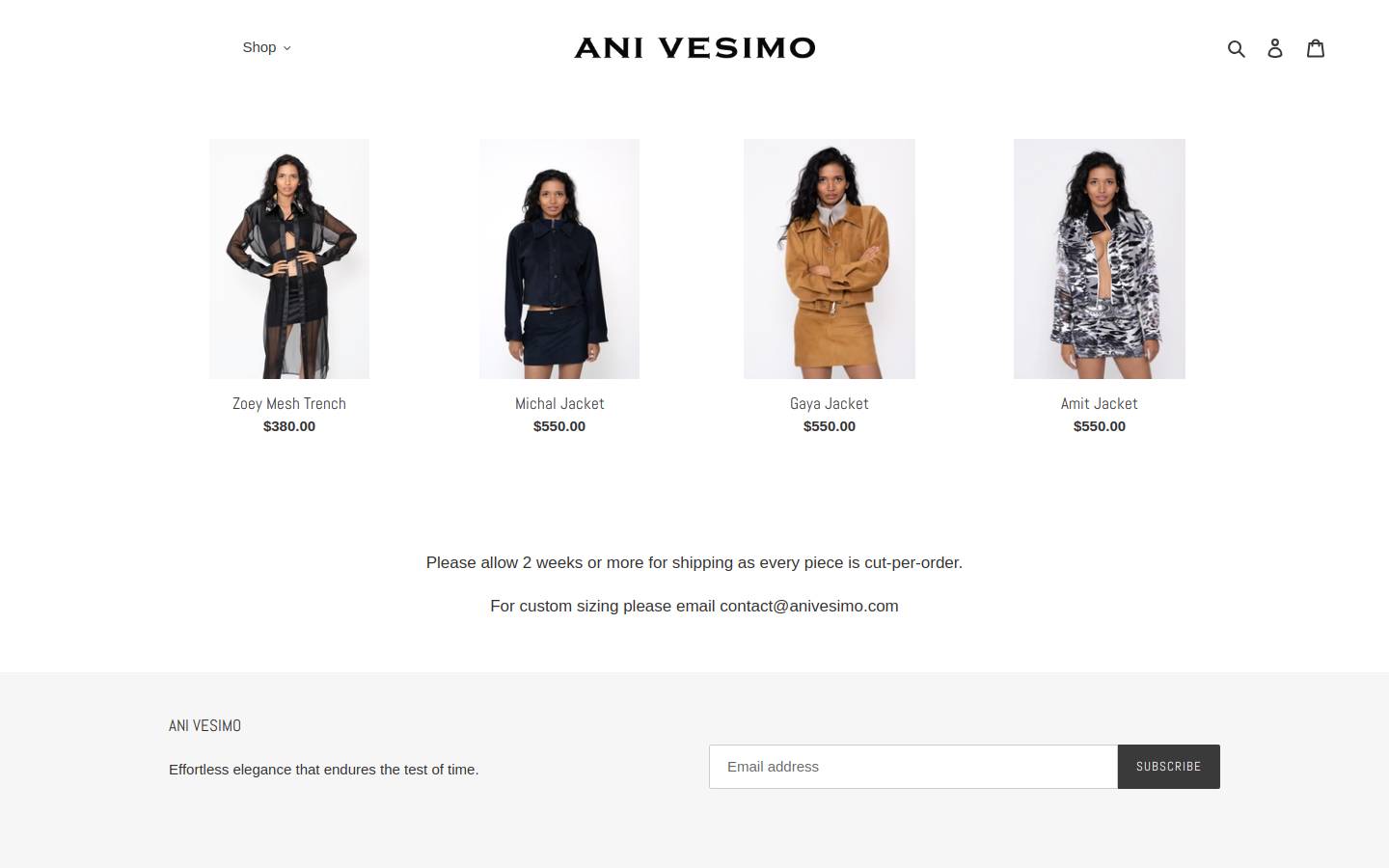 anivesimo.com homepage screenshot