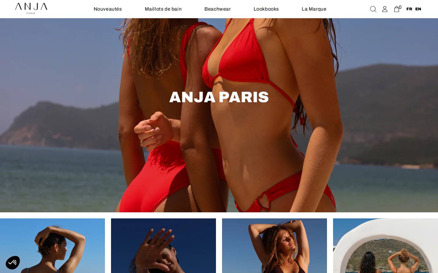 anja-paris.com homepage screenshot