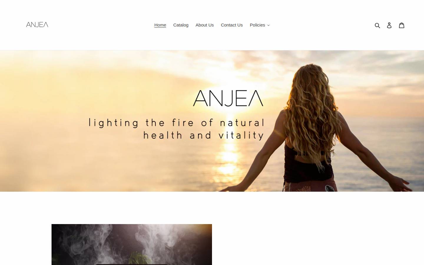 anjea.com.au homepage screenshot