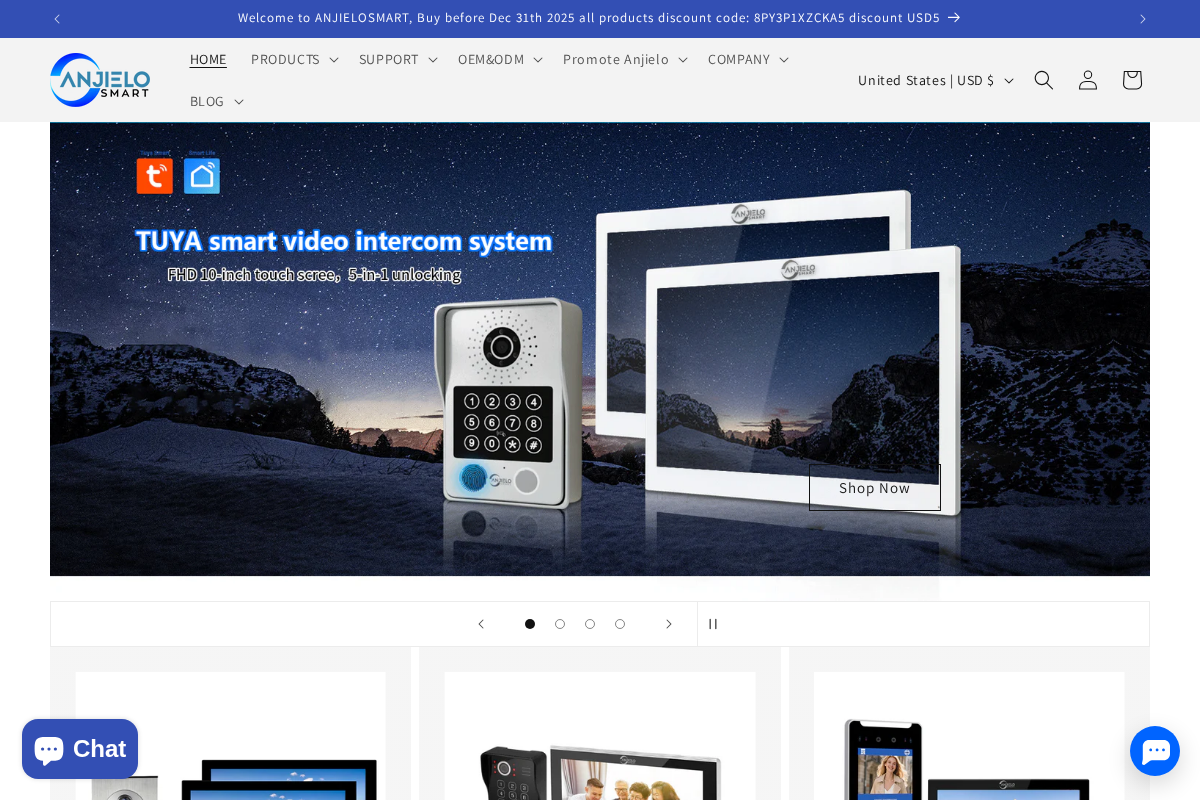anjielo.com homepage screenshot
