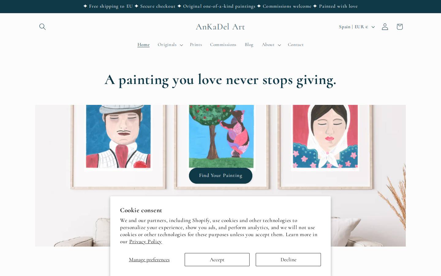 ankadel.com homepage screenshot