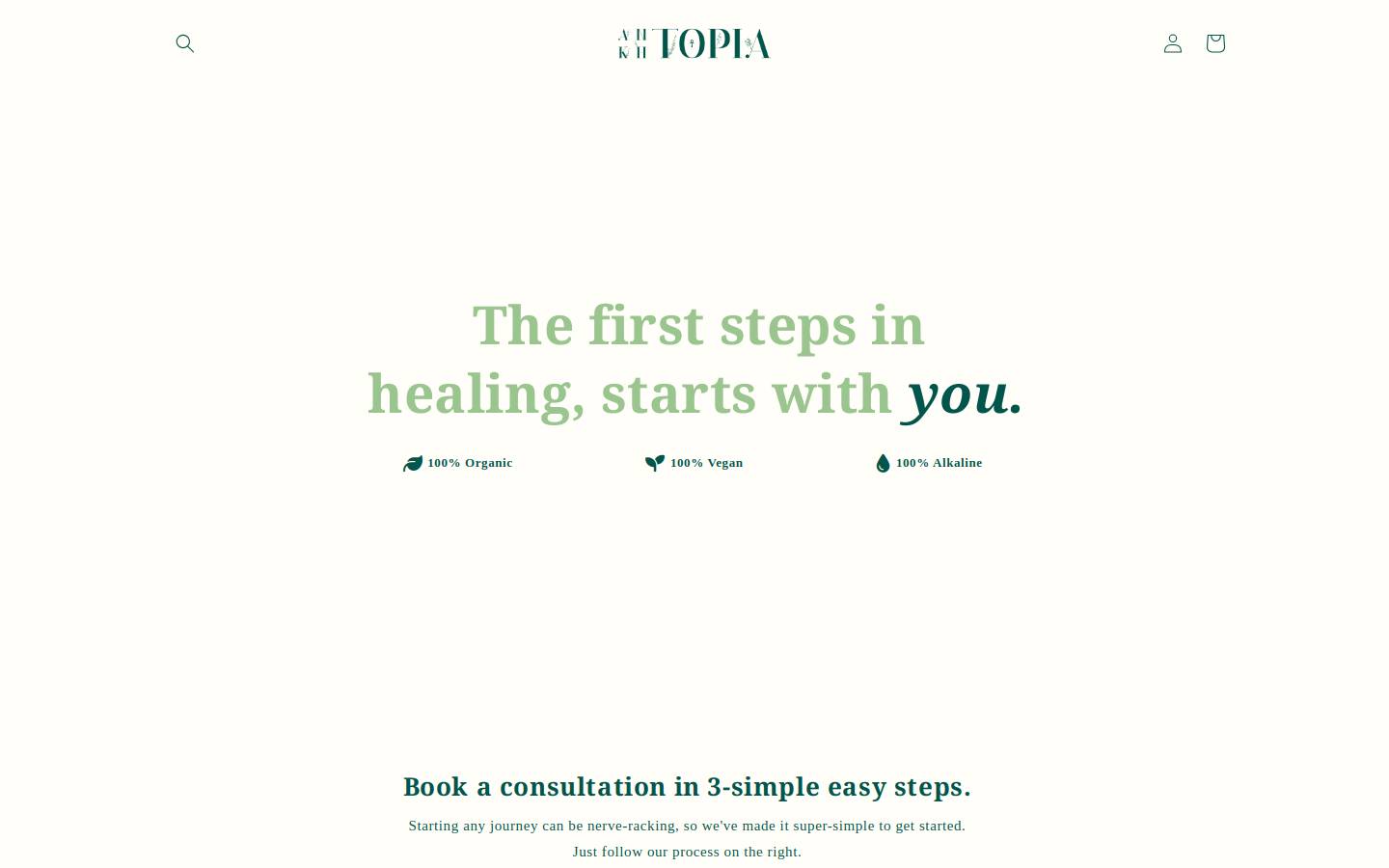 ankhtopia.com homepage screenshot
