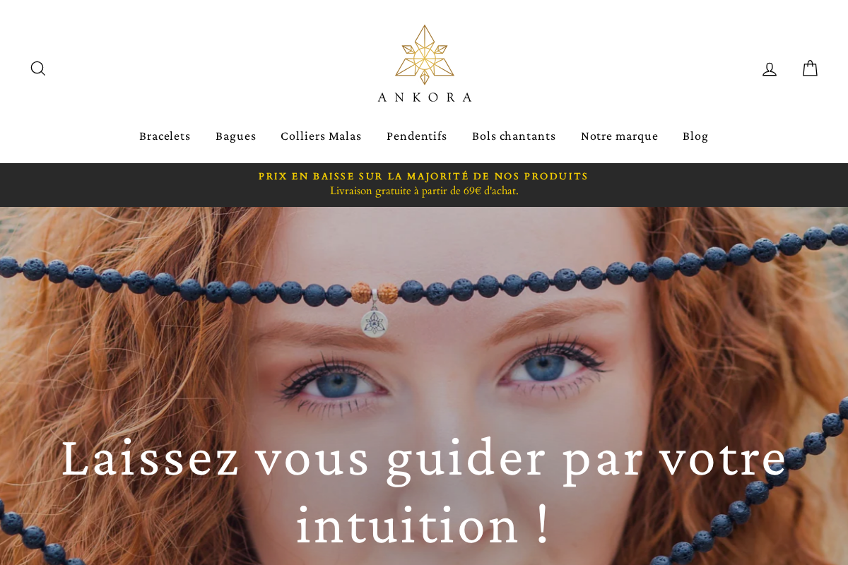 ANKORA homepage screenshot