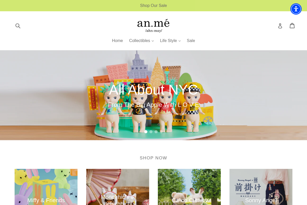 an.mé /ahn-may/ homepage screenshot