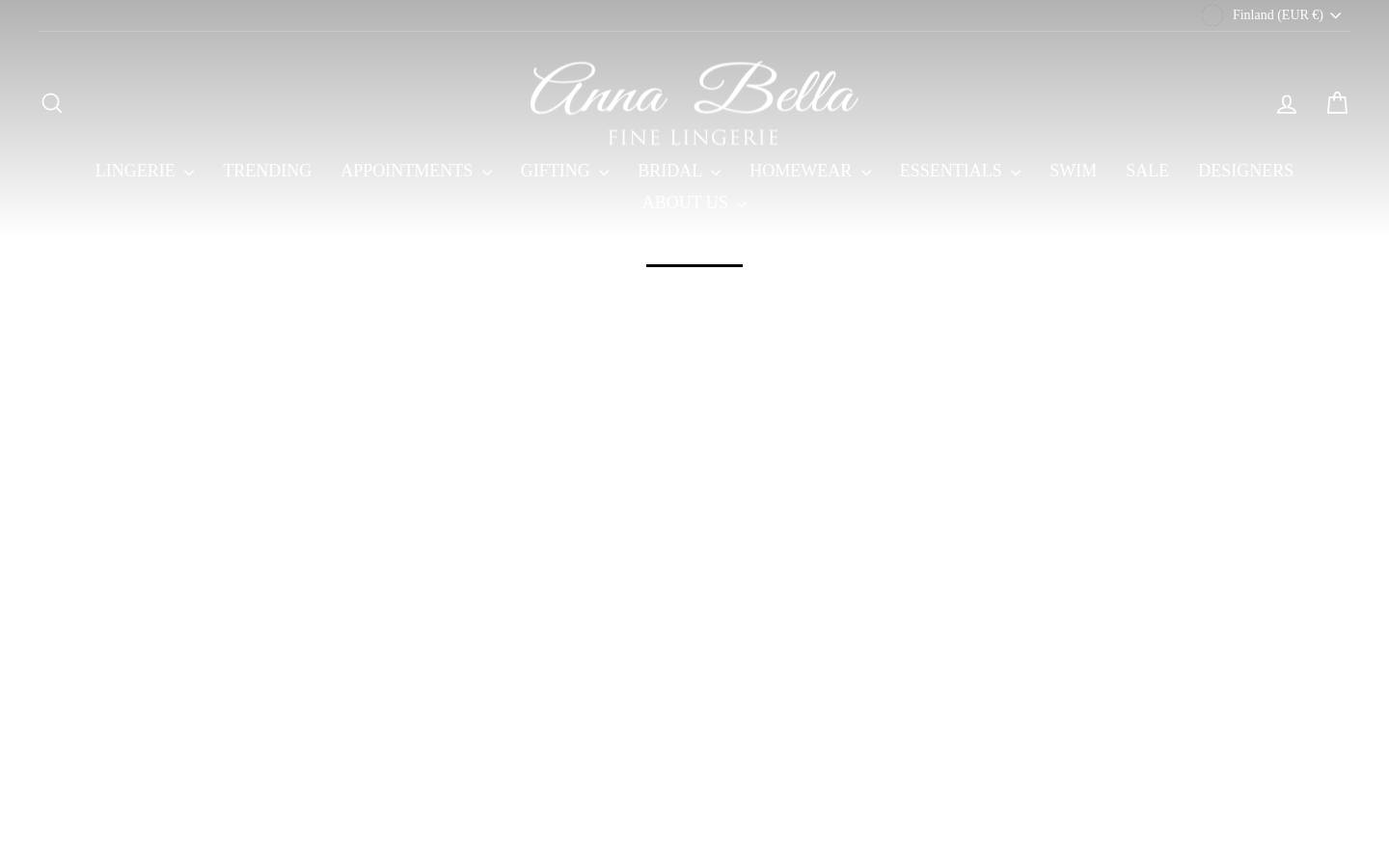 annabellafinelingerie.com homepage screenshot