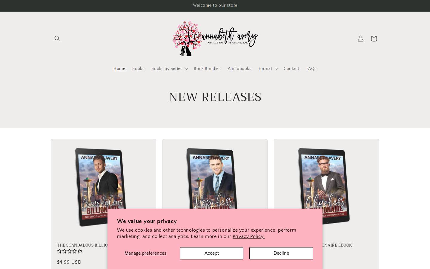 annabeth-avery.com homepage screenshot