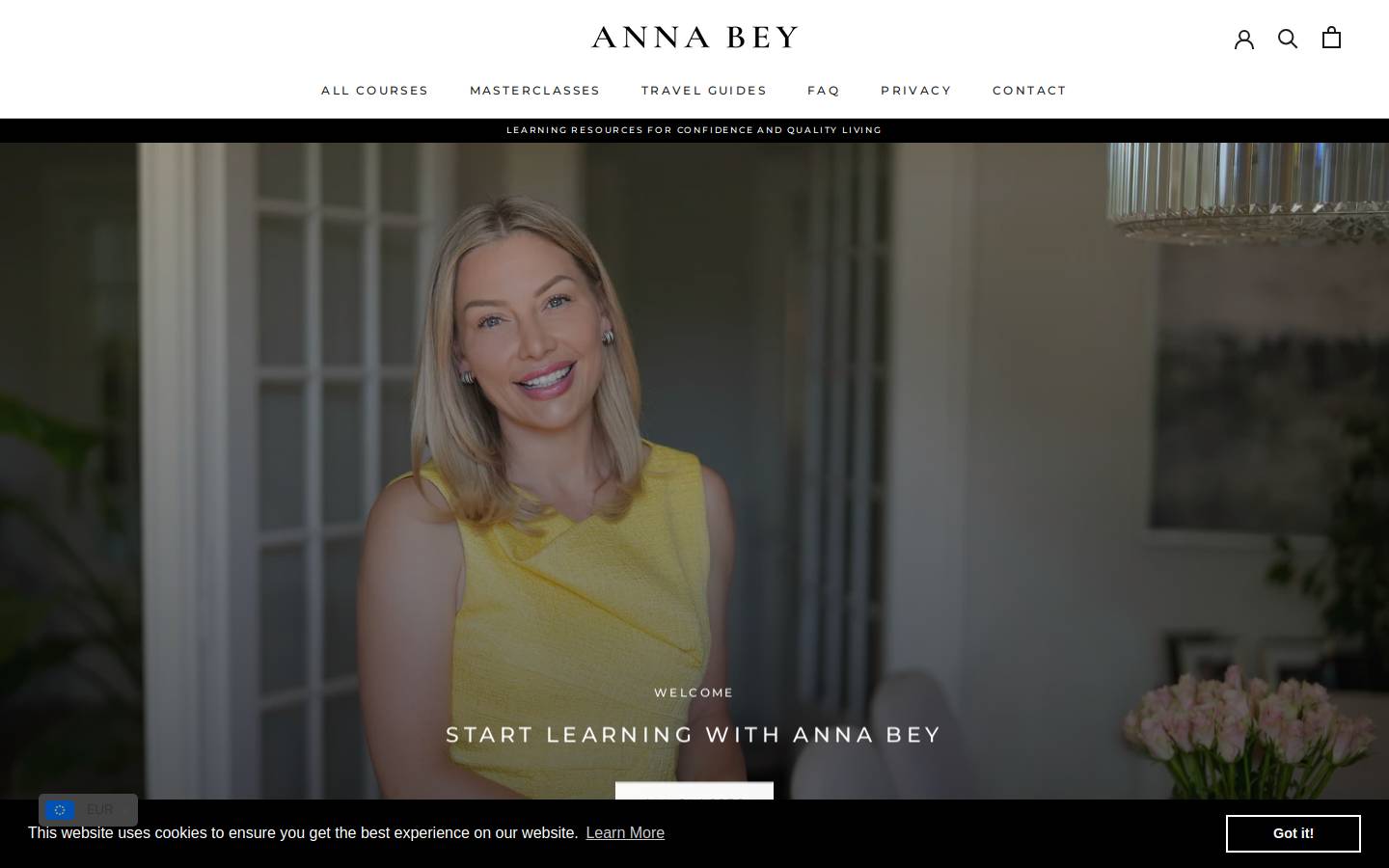 annabeyshop.com homepage screenshot