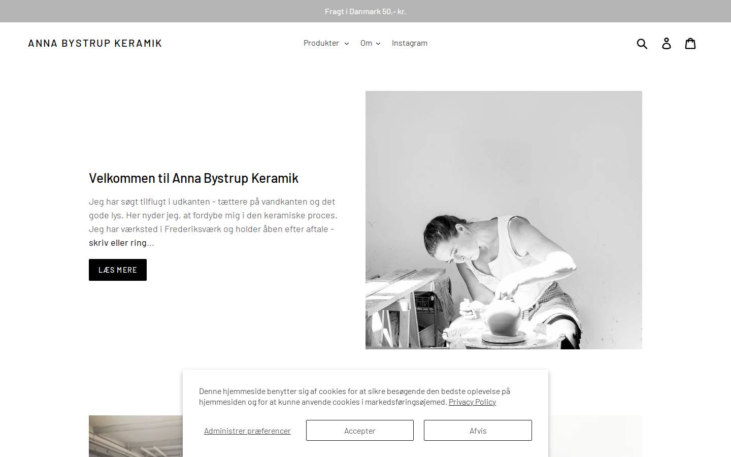 annabystrup.dk homepage screenshot