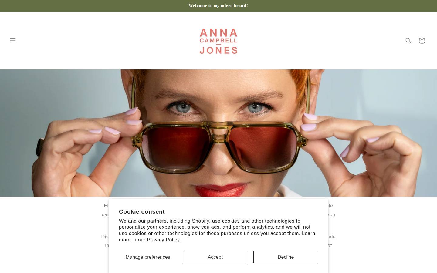 annacampbelljones.com homepage screenshot