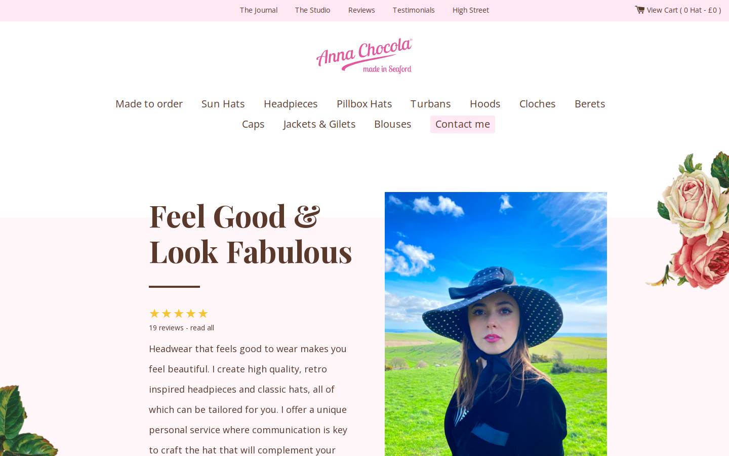 annachocola.com homepage screenshot