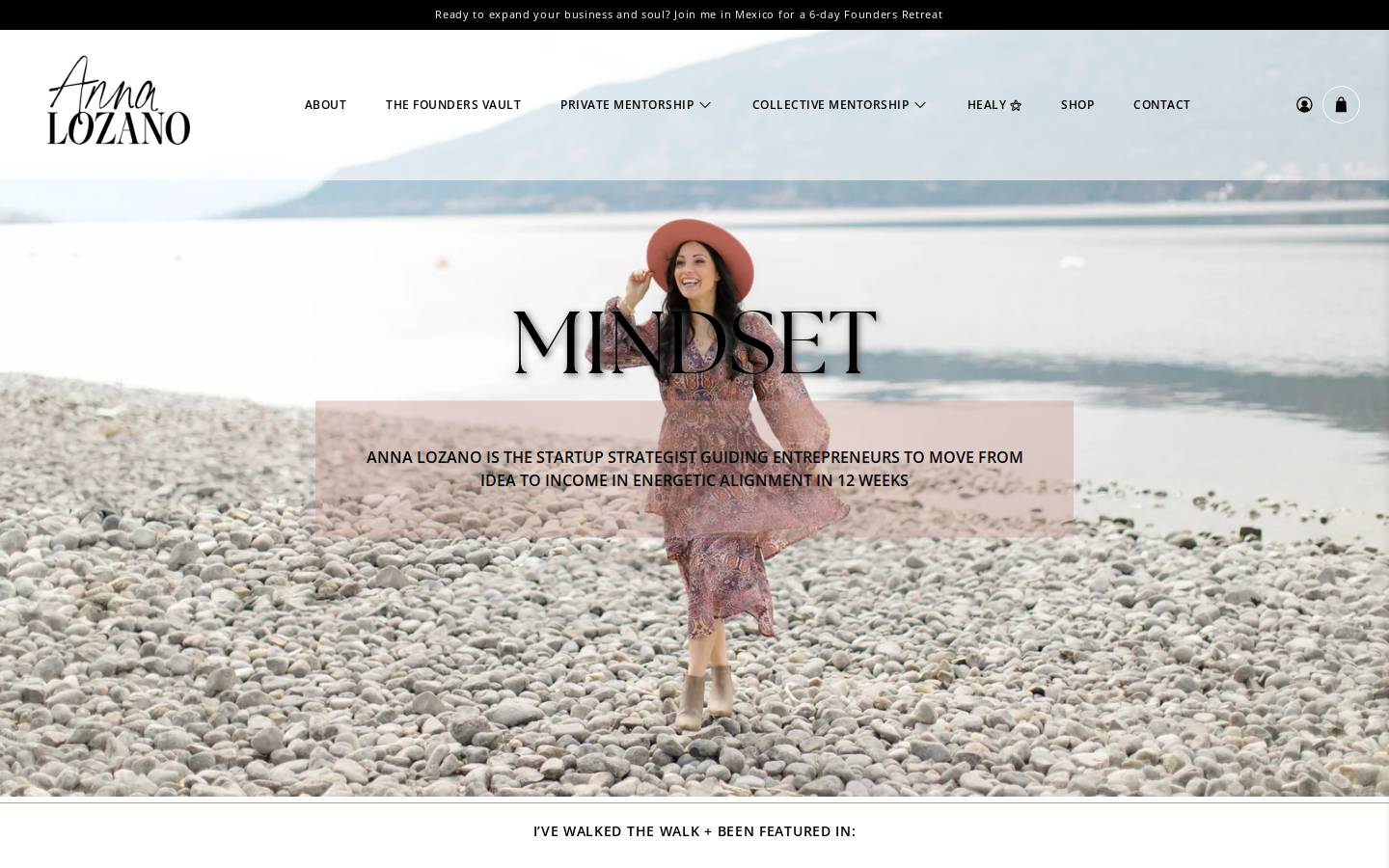 annalozano.ca homepage screenshot