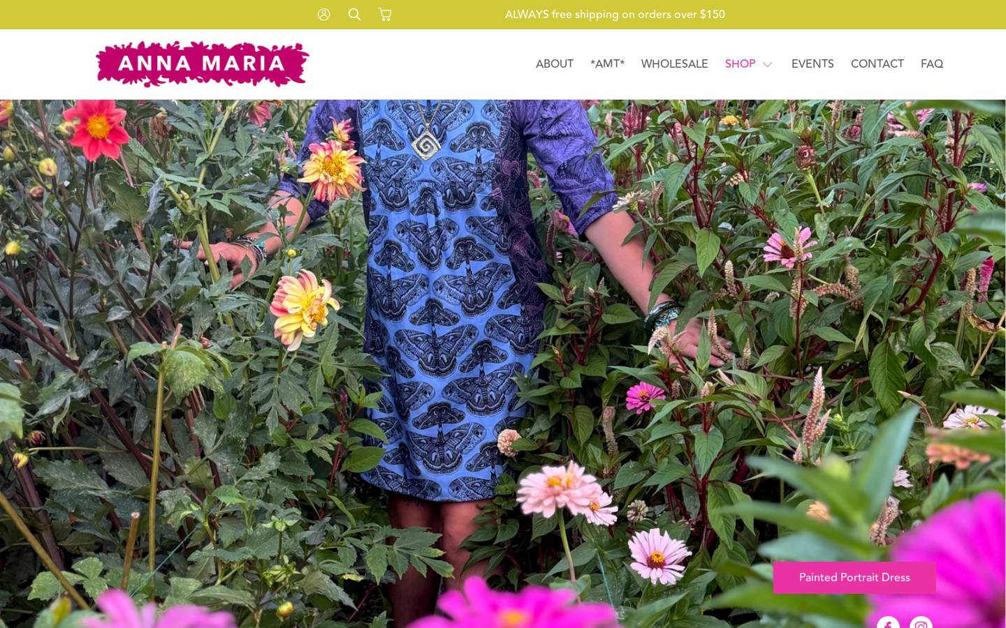 annamariaparry.com homepage screenshot