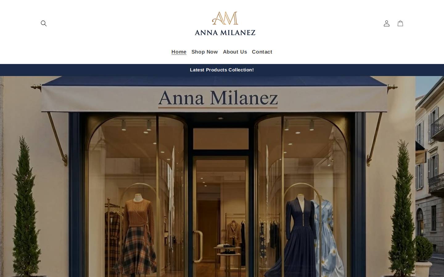 annamilanez.com homepage screenshot