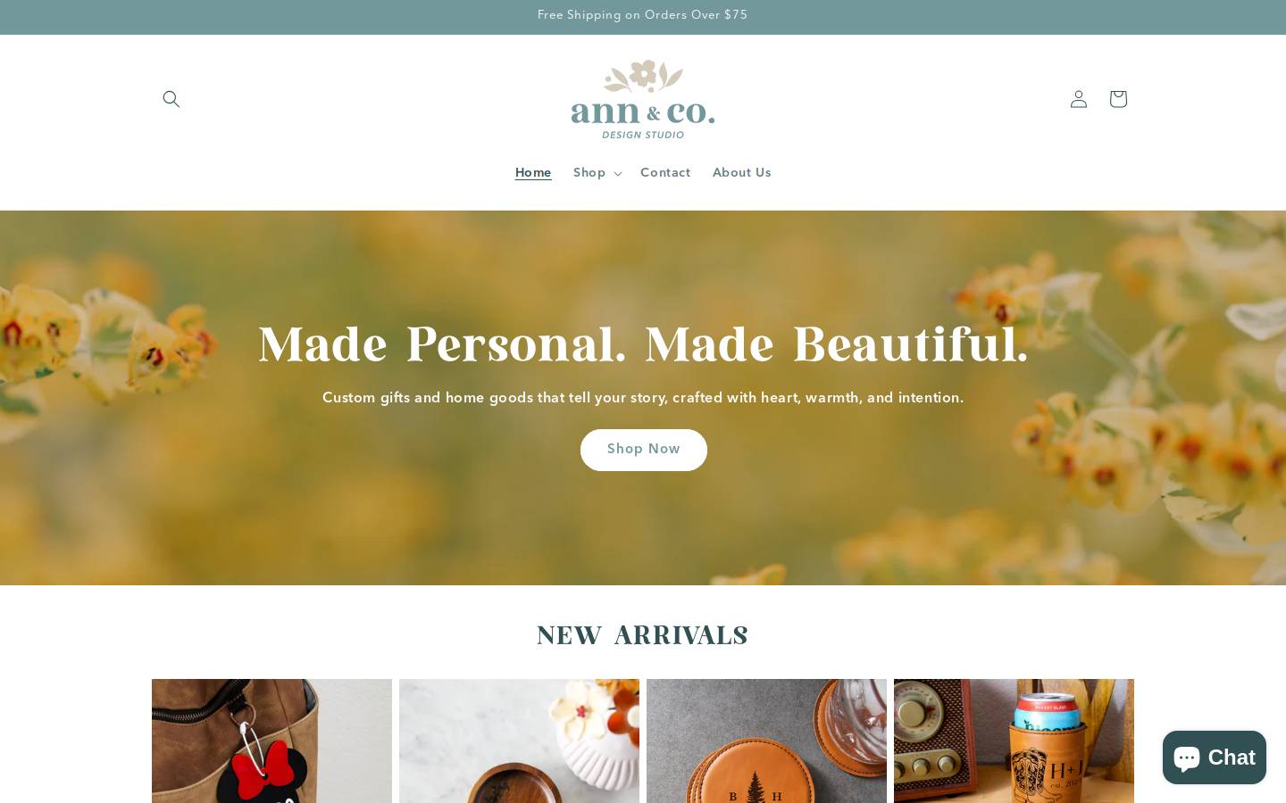 annandco.com homepage screenshot
