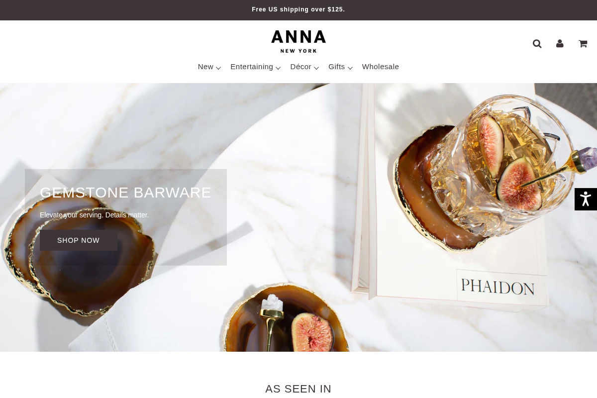 annanewyork.com homepage screenshot