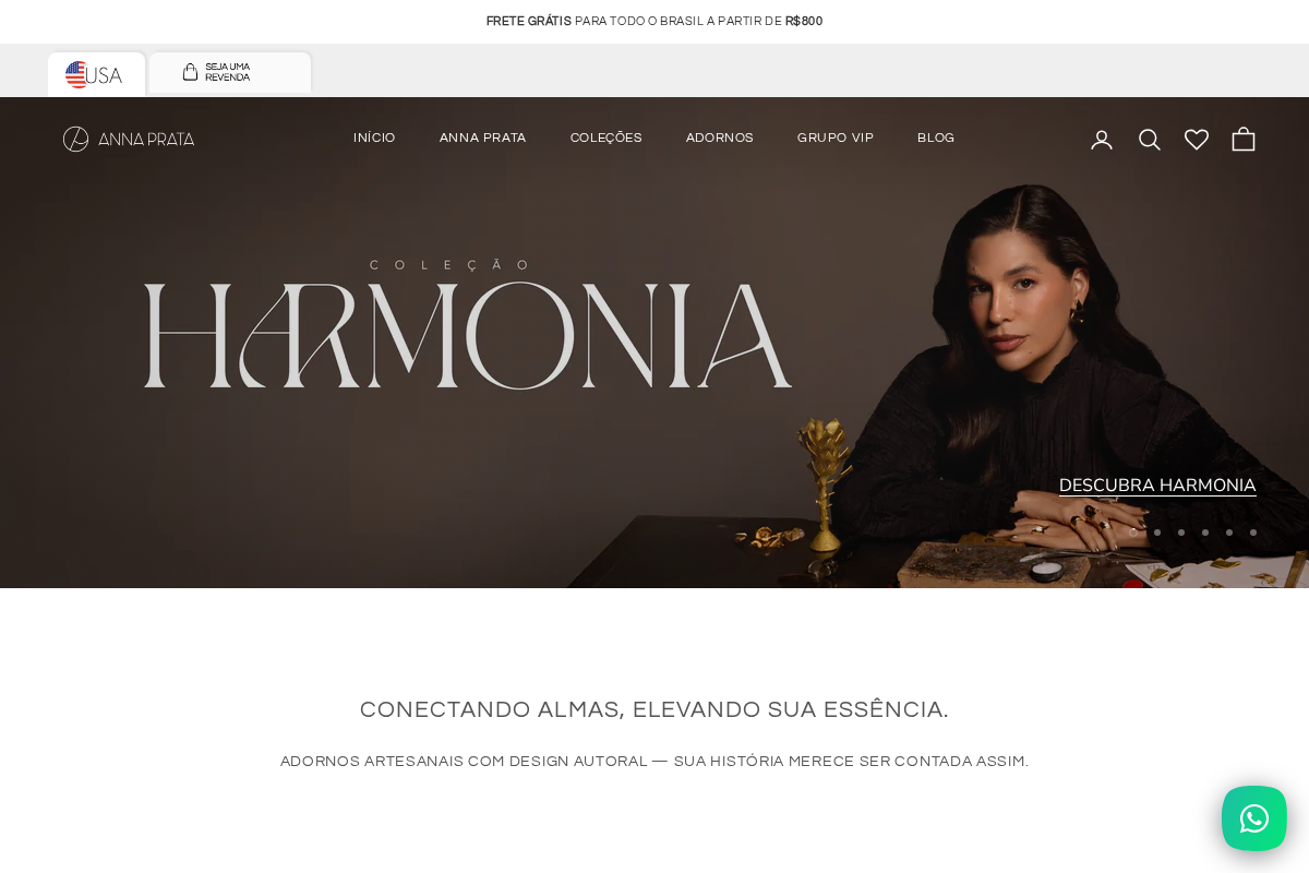 Anna Prata homepage screenshot