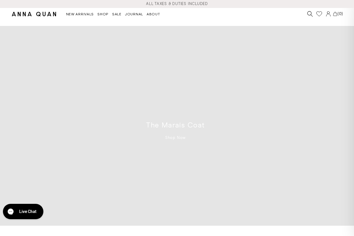 ANNA QUAN homepage screenshot