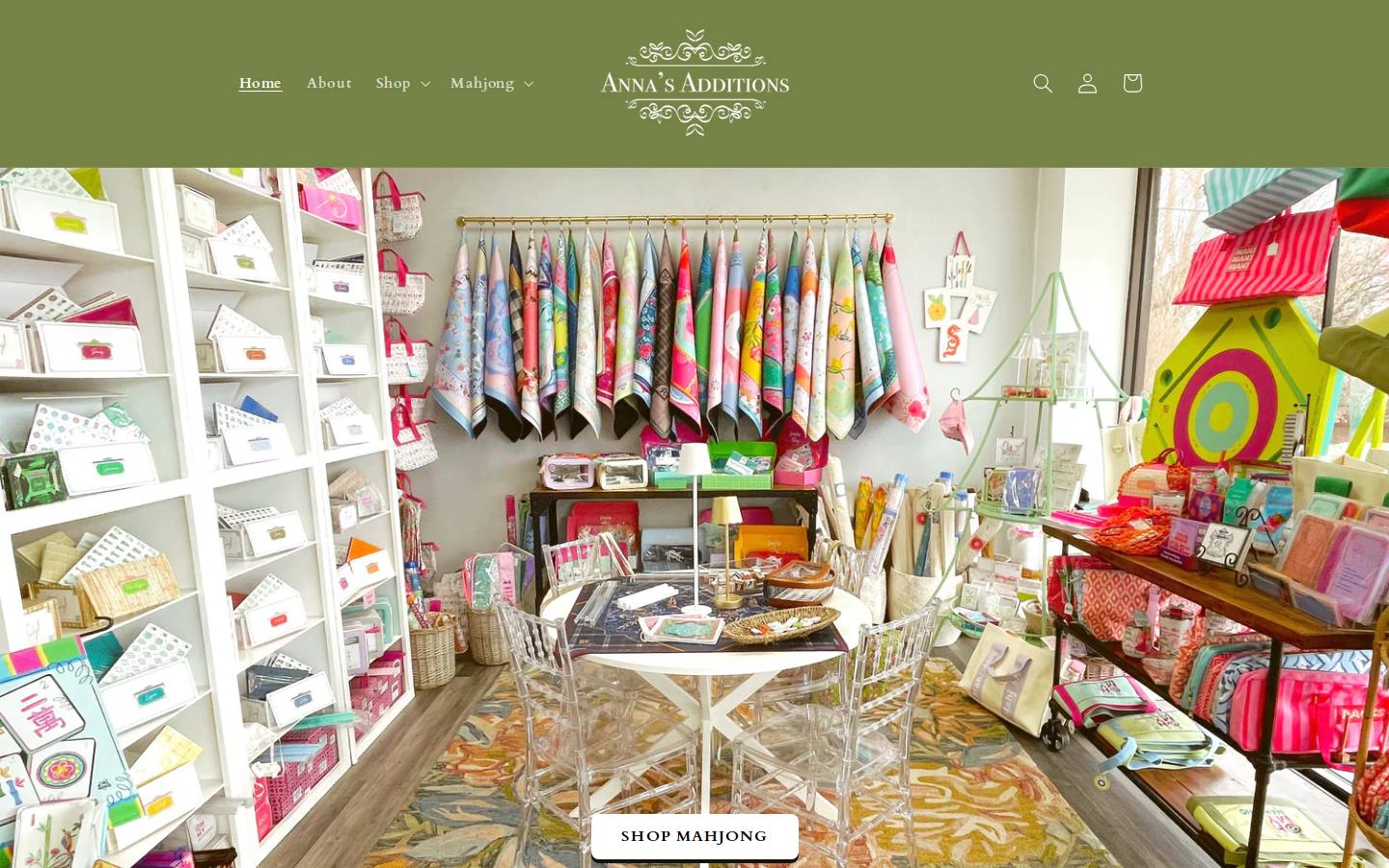 annasadditions.com homepage screenshot