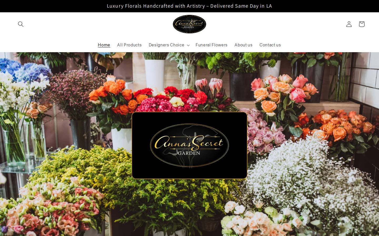annassecretgarden.com homepage screenshot