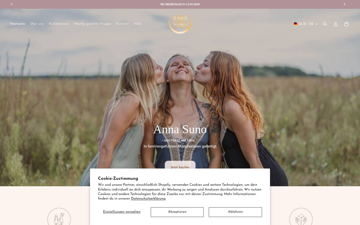 annasuno.de homepage screenshot