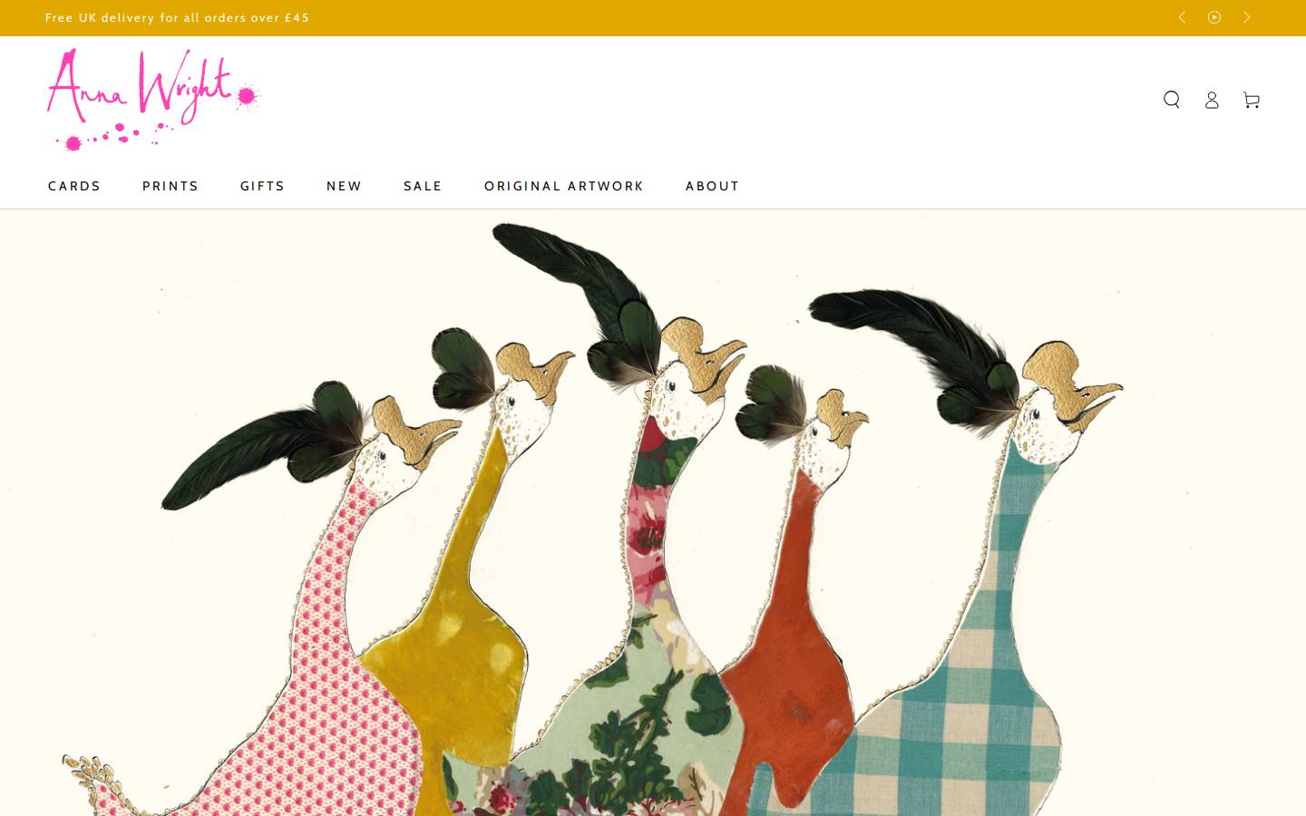 annawright.co.uk homepage screenshot