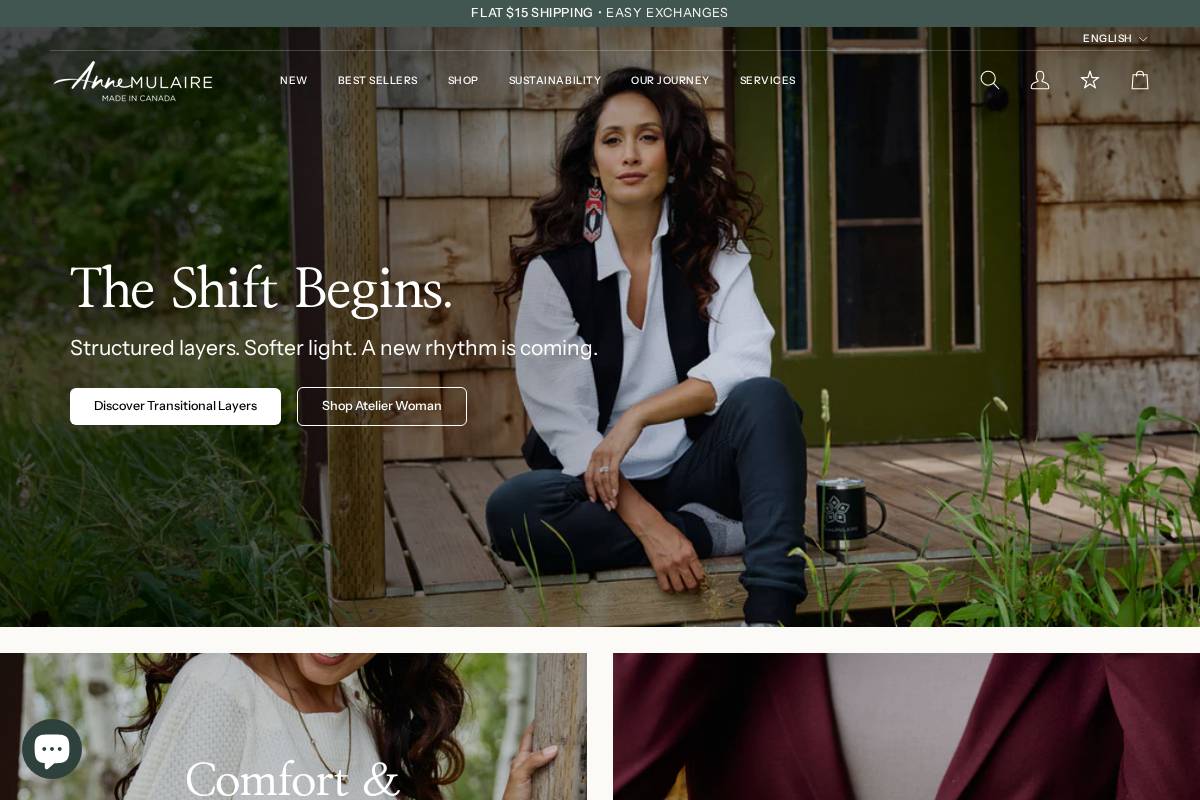 annemulaire.com homepage screenshot