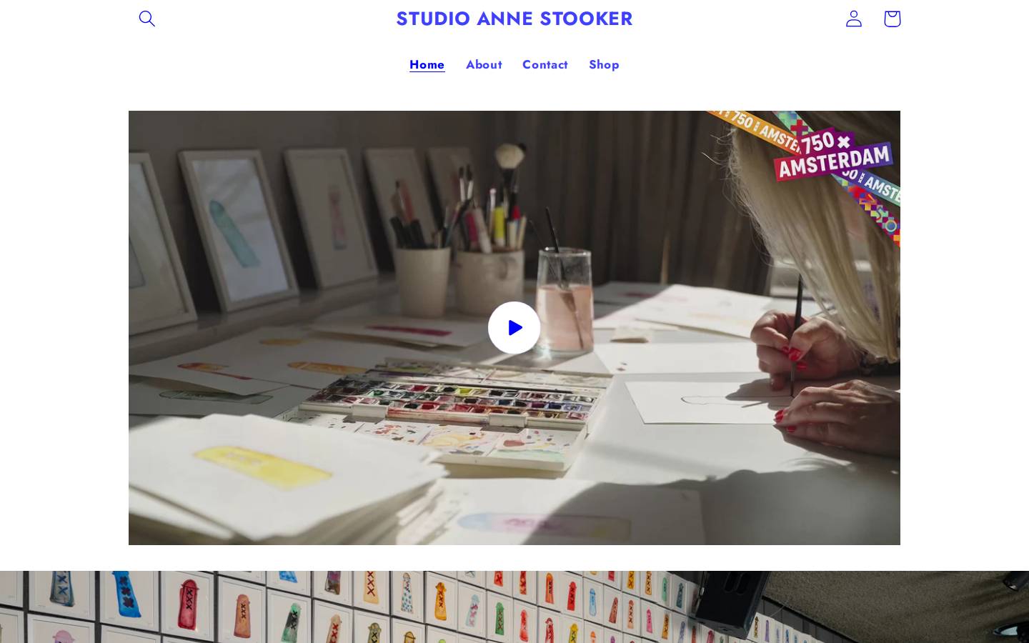 annestooker.com homepage screenshot