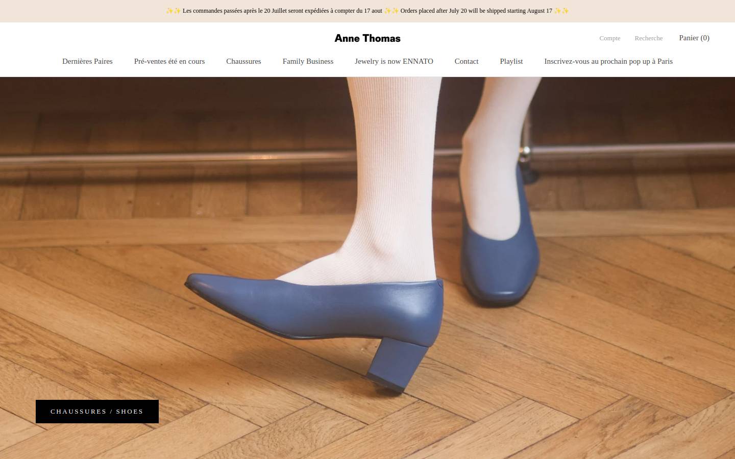 annethomas.fr homepage screenshot