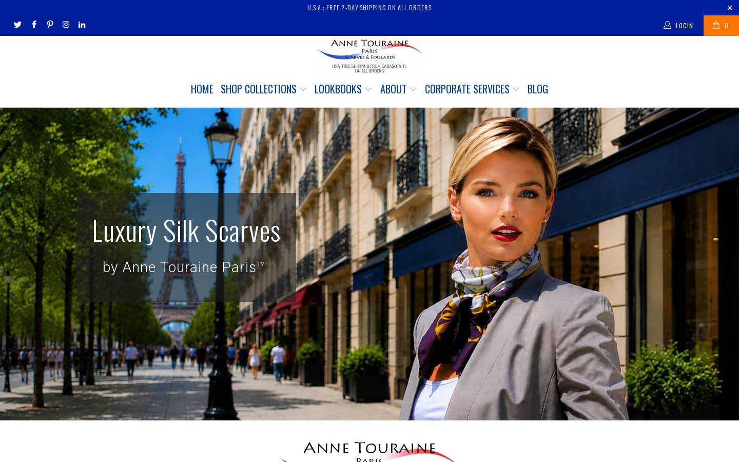 annetouraine.com homepage screenshot