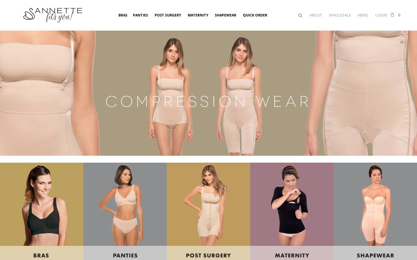 annetteinternational.com homepage screenshot
