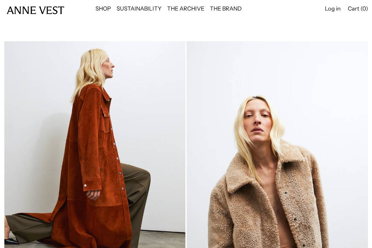 annevest.dk homepage screenshot