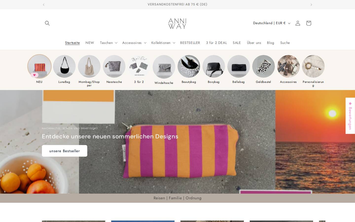 anni-way.net homepage screenshot