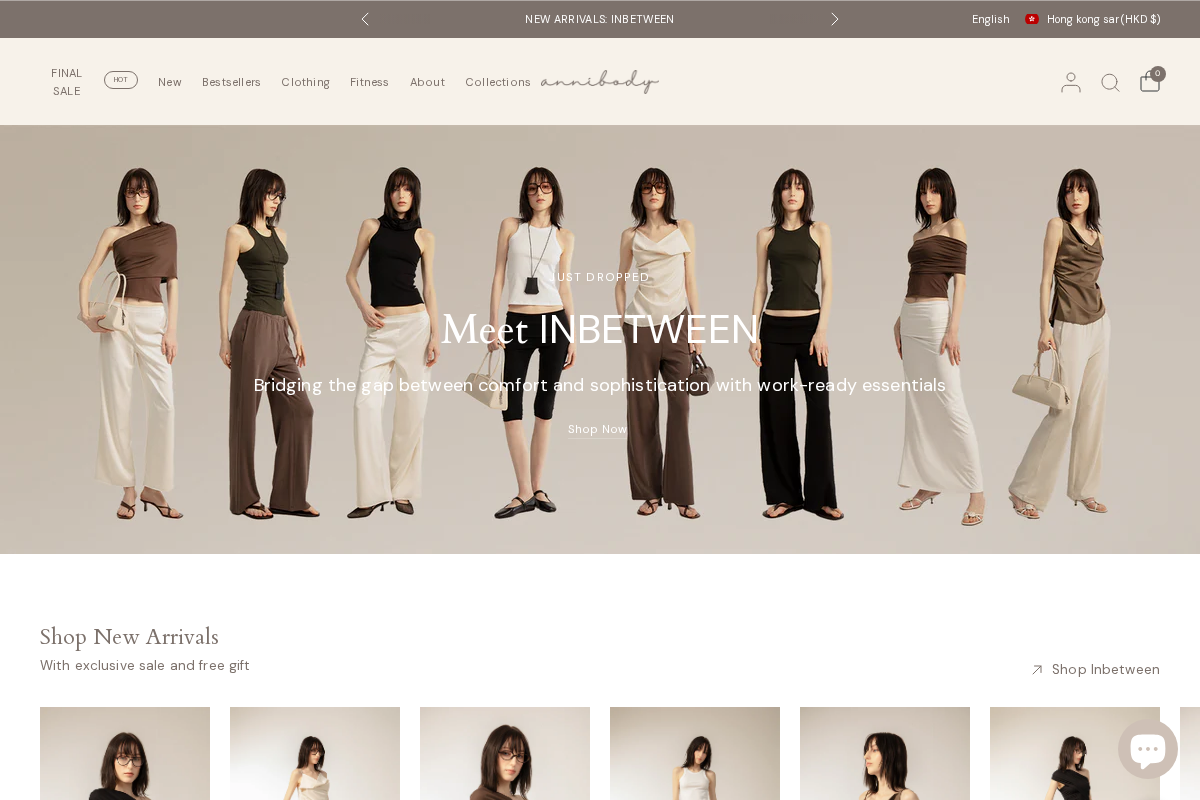 annibody.com homepage screenshot
