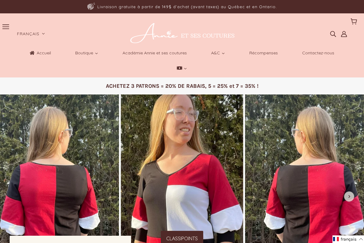 annieetsescoutures.com homepage screenshot