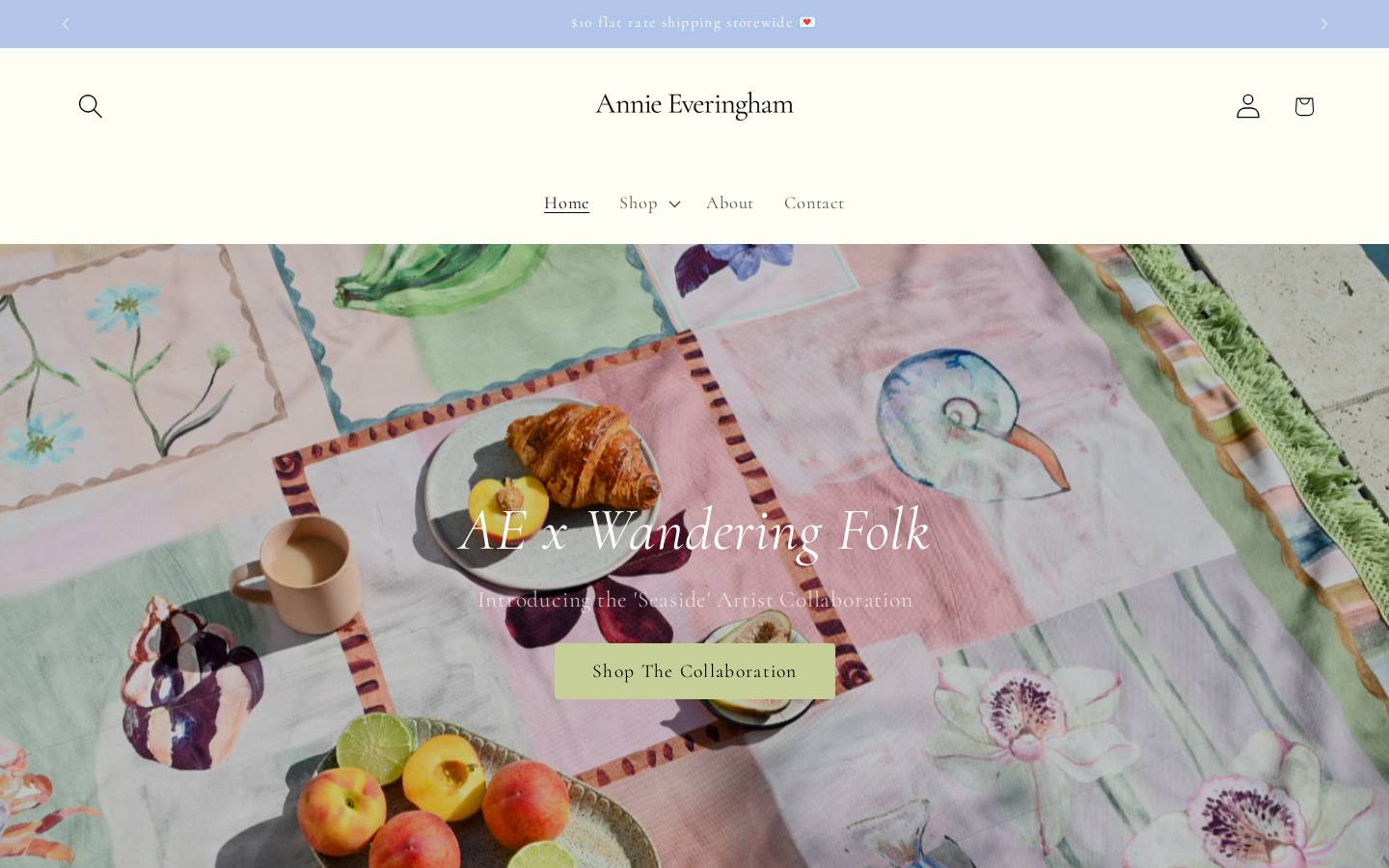 annieeveringham.com homepage screenshot