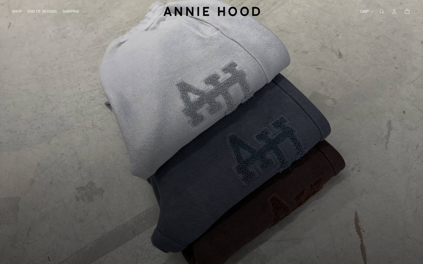 anniehood.com homepage screenshot