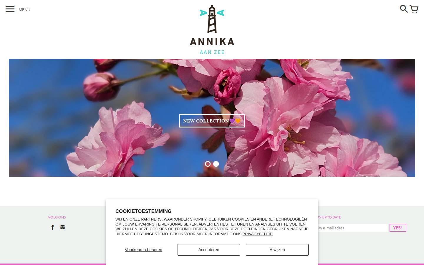 annika-online.com homepage screenshot