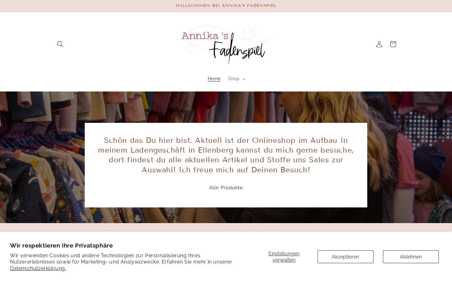 annikas-fadenspiel.com homepage screenshot